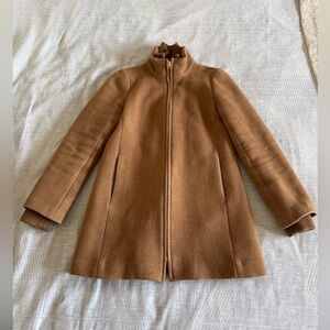 J. Crew Women's Camel Wool Coat